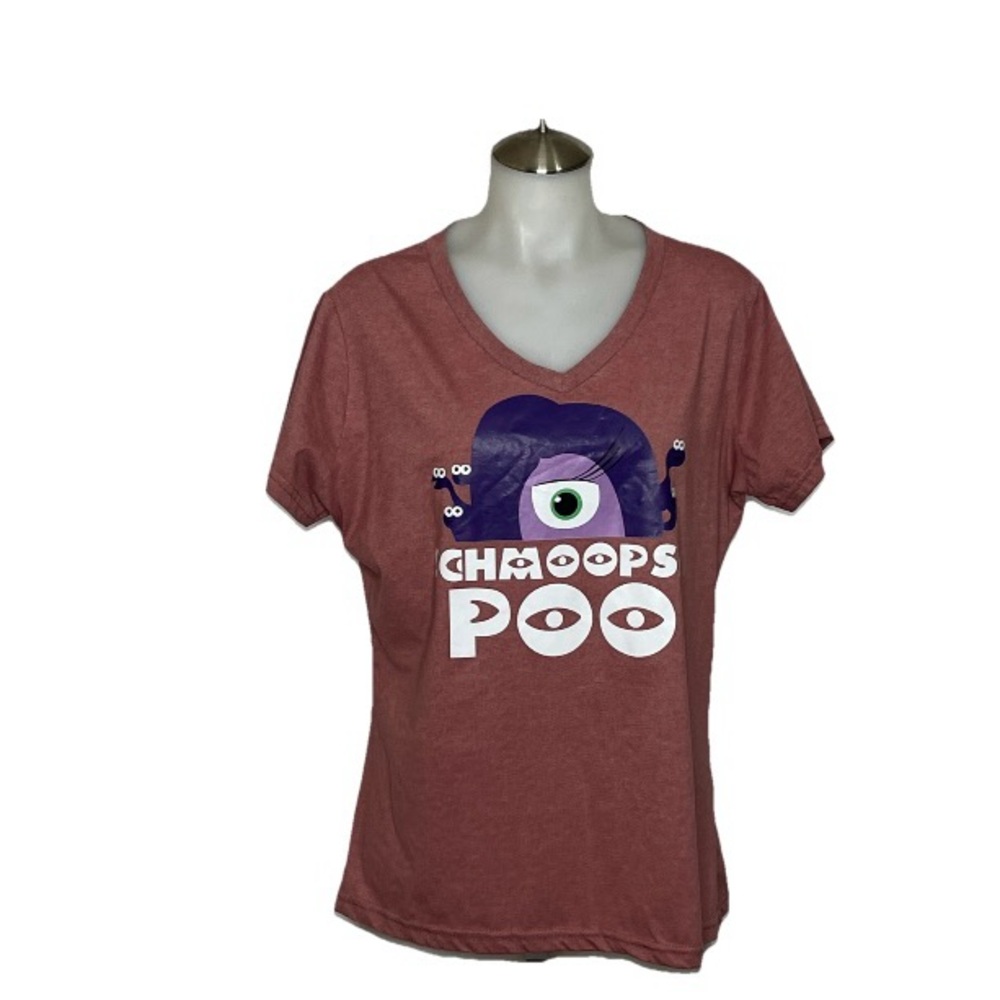 Rustic United pink Graphic T-Shirt with Monster Design